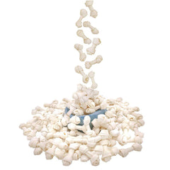 MON2SUN dog rawhide knot bones 2.5-inch pack aids puppy teething with long-lasting chew.