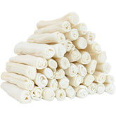 MON2SUN dog rawhide rolls 6.5 inch pack for small dogs delivering satisfying chew