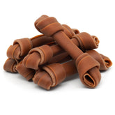 MON2SUN rawhide-free packaging shows 6-count pack for small and medium dogs.