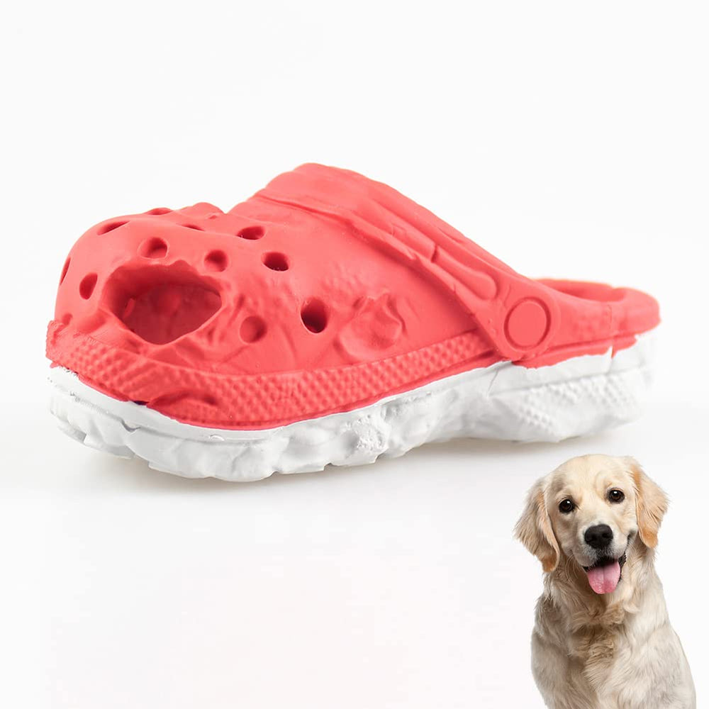 MONDOTOY Juguete Mordedor para Perro, forma de zapato resistente para masticadores activos.