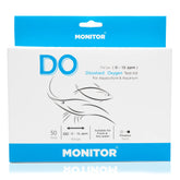 Monitor dissolved oxygen test kit 60 tests packaging ready for quick water checks.