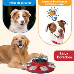 Monotre puzzle toy with four non-slip pads for stability during play.