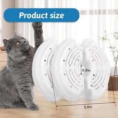 Monsin 67oz plastic fountain design with simple filter integration.