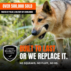 Monster K9 Indestructible Natural Series Chew Stick USA-made badge highlight for trusted durability