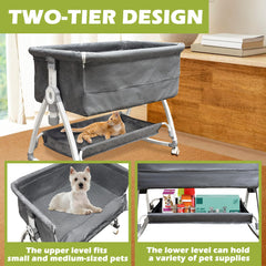 Montex cosleeper storage tier keeps pet essentials within reach