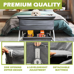 Montex cosleeper wheels allow easy relocation with stable parking