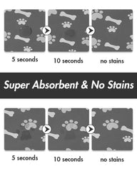 MontVoo pet feeding mat with anti-slip rubber backing for secure feeding