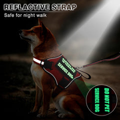 MOOGROU patches glow in the dark for service dog vest