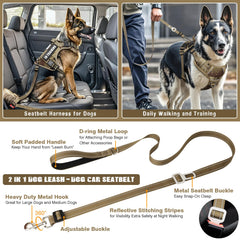 MOOGROU Harness reflective stripes boost nighttime visibility for safer walks