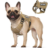 MOOGROU tactical dog harness side view for easy on/off during outdoor walks