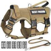 MOOGROU tactical vest back patch panel for easy customization during training