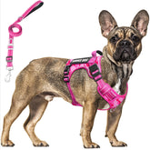 MOOGROU Tactical vest front view showing adjustable fit for large dogs