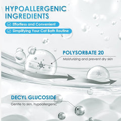 Mooncat Kitten bath time scene emphasizing safety and softness