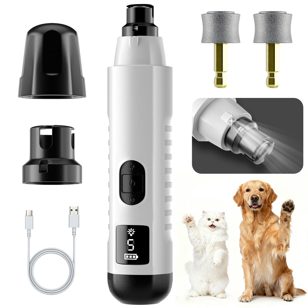 MOONEON Silent Groom Pro nail grinder with a quiet motor ideal for anxious pets