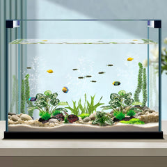 Moonorange aquarium decor fake plants versatile use for fish tanks and reptile enclosures.