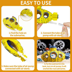 Moonorange check valve and connectors provide a reliable setup.
