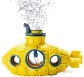 Moonorange Submarine-Yellow front view adds vibrant underwater scenery to your aquarium