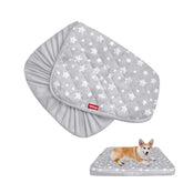 Moonsea funda impermeable para cama 30x20 con estrellas gris protege contra líquidos