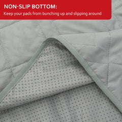 Moonsea non-slip bottom helps keep the cover in place on furniture.
