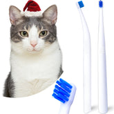 MoonyMars small-dog-toothbrush curved-head for easier reach and gentle cleaning.