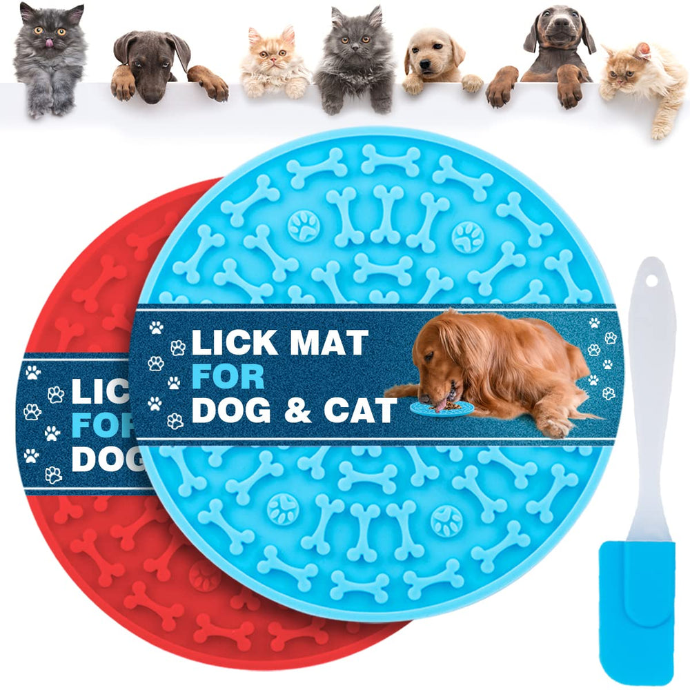 MooonGem dog lick pad wall-mount with strong suction for mess-free grooming sessions