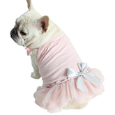 Moorfowl French Bulldog Princess Pink Tutu Dress overview highlights cute party-ready style