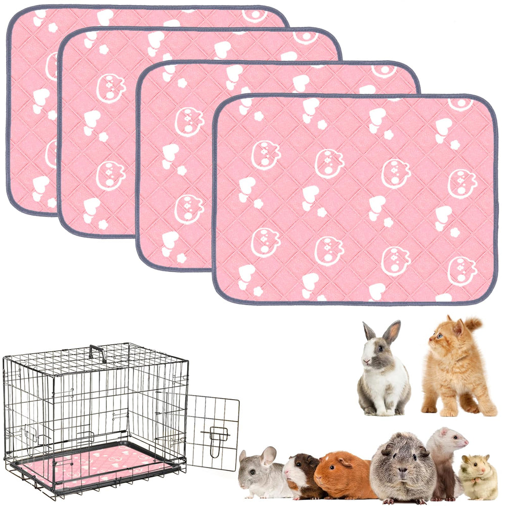 Mooydee guinea pig pads 4pack pink liners keep cages clean and dry.
