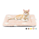 Cama Mora Pets para gato interior, lavable y rosa.
