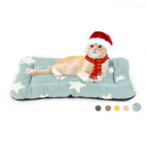 Mora Pets cat bed with blue anti-slip bottom keeps pets secure.