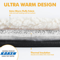 Mora Pets self-warming bed outdoor-use scene shows warm shelter without electricity.