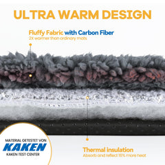 Mora Pets bed on sofa with a cat enjoying a nap in comfort.