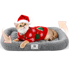 Mora Pets self warming cat bed with thermal layer offering cozy warmth for timid cats