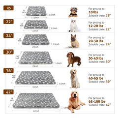 Mora Pets travel-friendly crate mat goes from car to crate with ease.