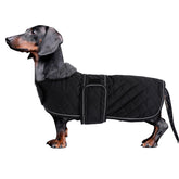 Morezi dachshund-coat frontal abrigo de invierno, cómodo y resistente al viento para tu perro.