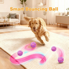 Morhandisn dog ball bounce-roll-spin keeps dogs mentally stimulated during play.
