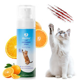 Morikey cat deterrent spray bottle top view for easy application during training.