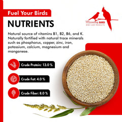 Morning Bird Made in USA Morgan Hill—local production emphasizes freshness and quality.