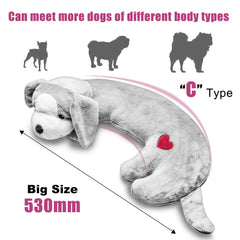 Moropaky Hearbeat Toy plush-dog-fabric shows skin-friendly material for gentle wear