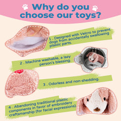 Moropaky Heartbeat Toy kennel scene - helps dog adapt to crate and sleep better.