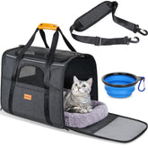 Morpilot Cat Carrier interior spacious for easy movement during travel.