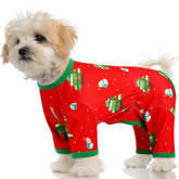 MORVIGIVE XS Christmas Dog PJS sleeve view shows snug warmth for indoor wear
