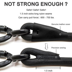 MORXIL leather connector with reinforced stitching for lasting durability.
