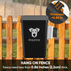 Water-tight lid protects interior during rain for clean outdoor waste storage.
