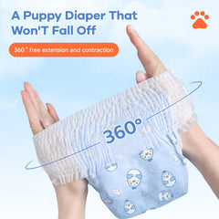 Breathable non-woven fabric in Mosamart diaper keeps pet comfortable.