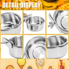 MotBach bird-cage mount bracket keeps bowls steady during active moments.