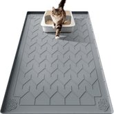 Motsamla cat litter mat 40x28 covers large area for spill control.