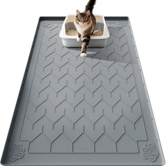 Motsamla cat litter mat 40x28 covers large area for spill control.