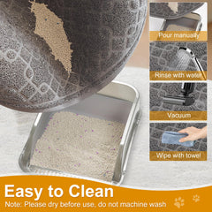 Motsamla Cat Litter Mat BPA-free material ensures gentle paw comfort