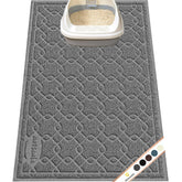 Motsamla Cat Litter Mat large top view shows 35 in by 24 in size for scatter control around the box