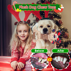 Motsamla plush squeaky dog toy with soft corduroy exterior for cozy play.